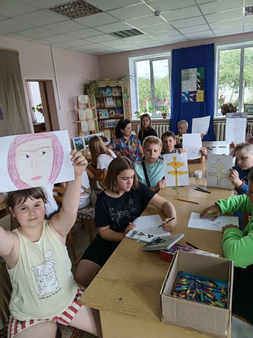 Падчас мерапрыемства ў дзіцячай бібліятэкі 2