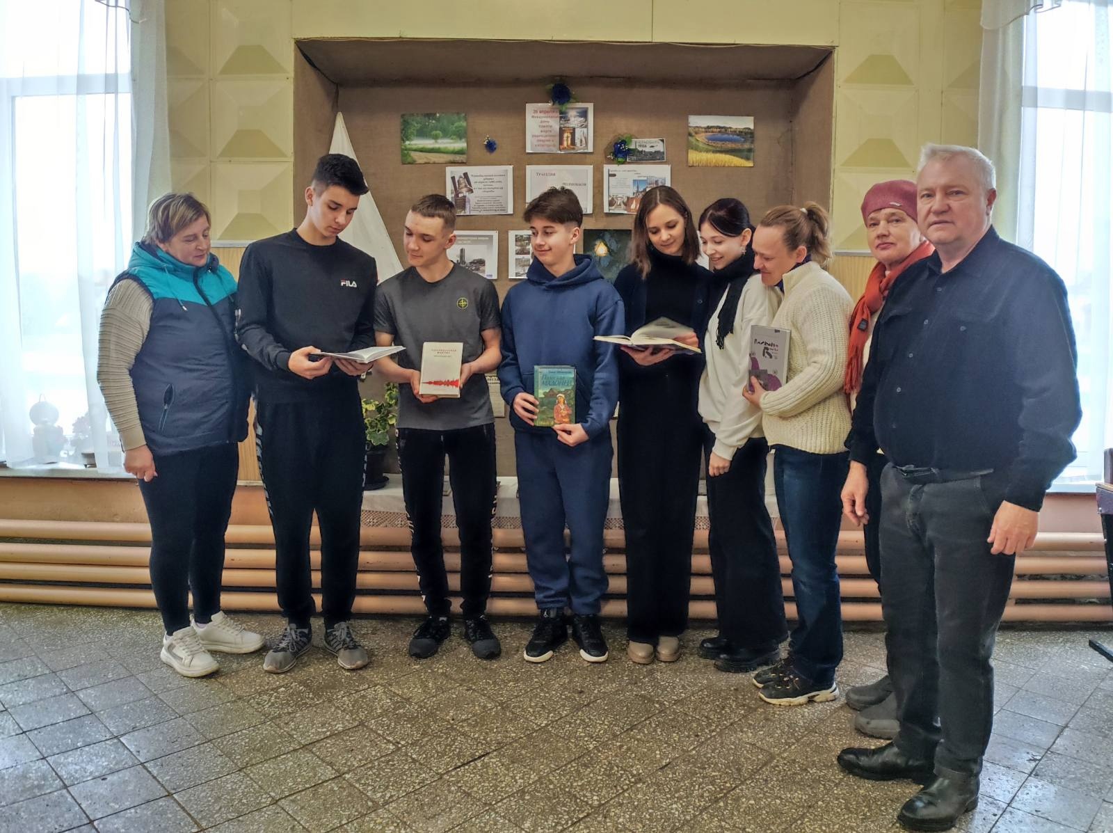 Падчас мерапрыемства Лужкаўскай сельскай бібліятэкі 1