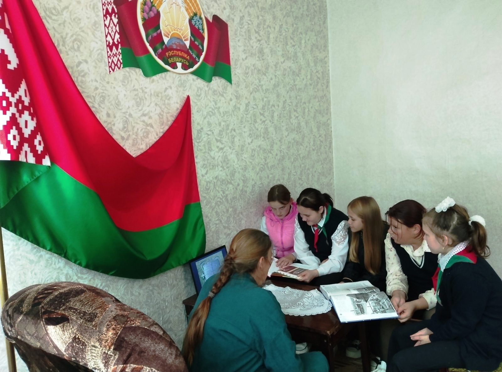 Во время мероприятия в Бильдюгской сельской библиотеке филиале 3