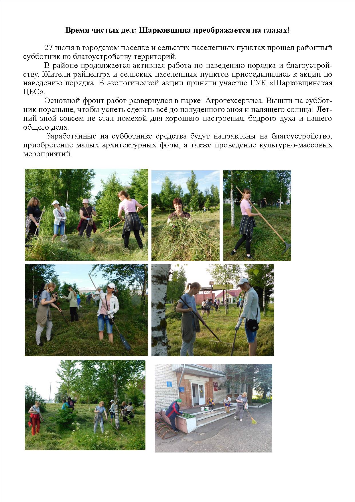 Районный субботник